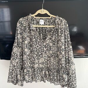 Misa Los Angeles Floral Blouse